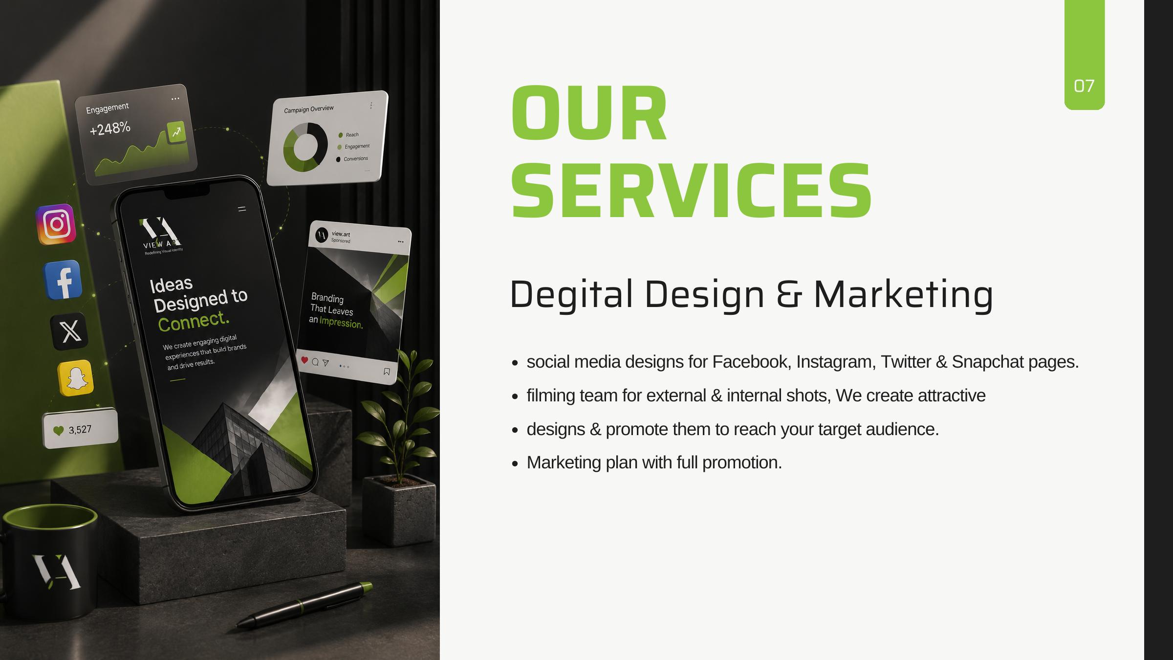 Digital design and marketing